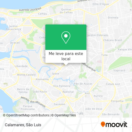 Calamares mapa