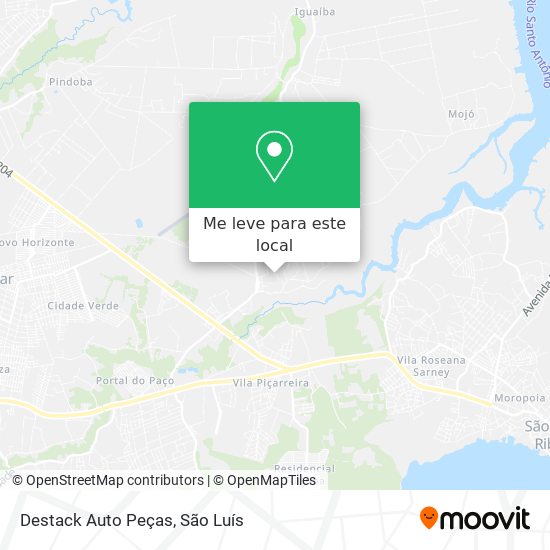 Destack Auto Peças mapa