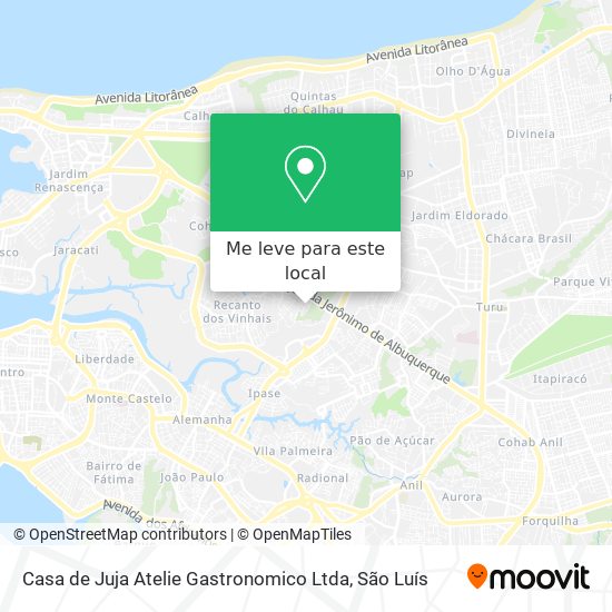 Casa de Juja Atelie Gastronomico Ltda mapa