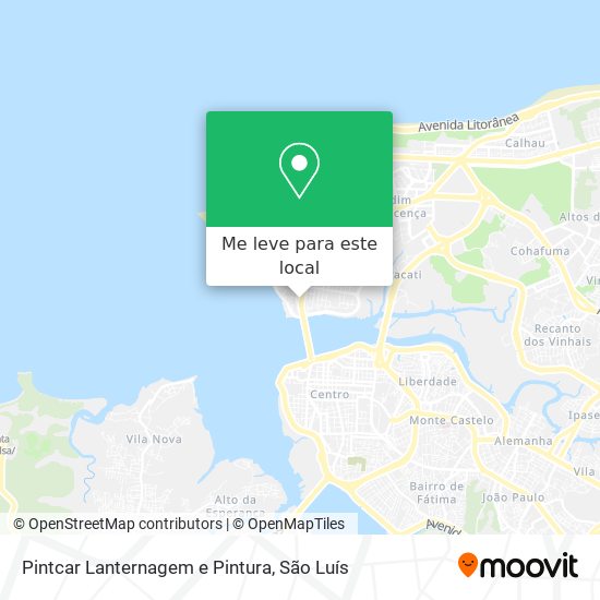 Pintcar Lanternagem e Pintura mapa