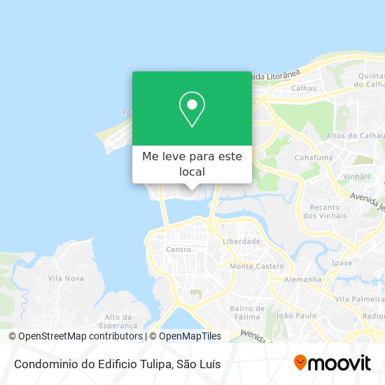 Condominio do Edificio Tulipa mapa