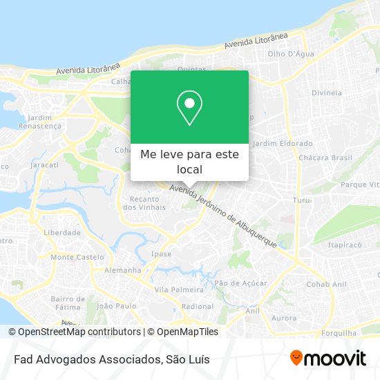 Fad Advogados Associados mapa