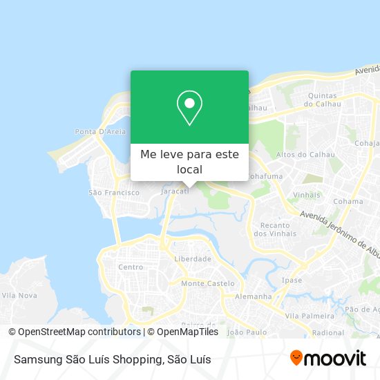 Samsung São Luís Shopping mapa