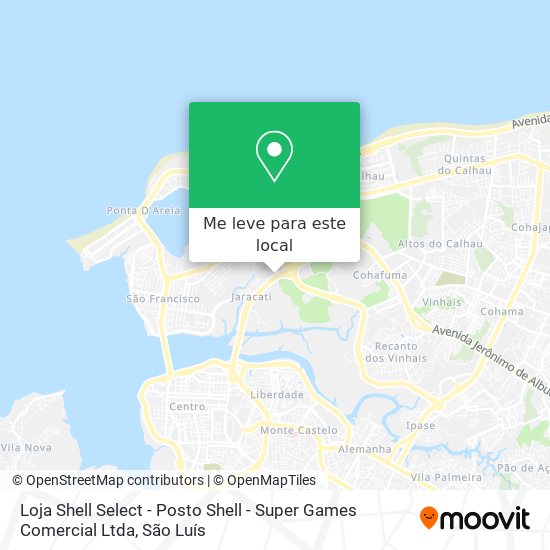 Loja Shell Select - Posto Shell - Super Games Comercial Ltda mapa