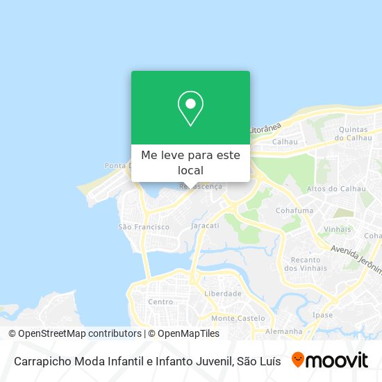 Carrapicho Moda Infantil e Infanto Juvenil mapa