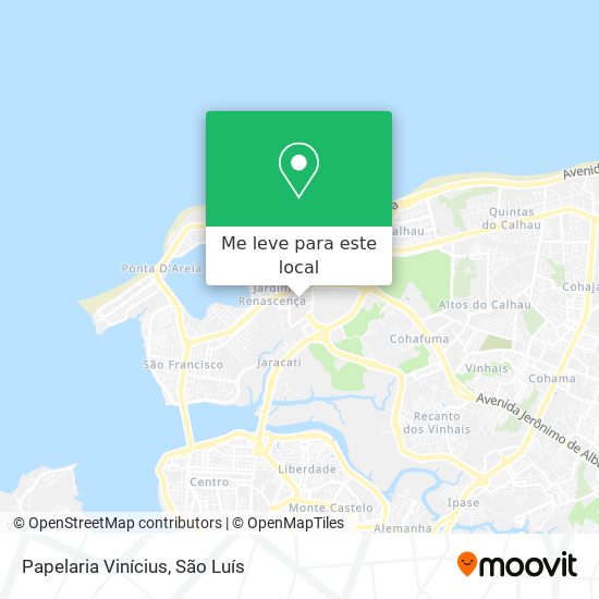 Papelaria Vinícius mapa