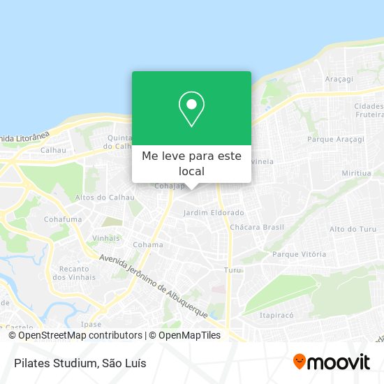 Pilates Studium mapa