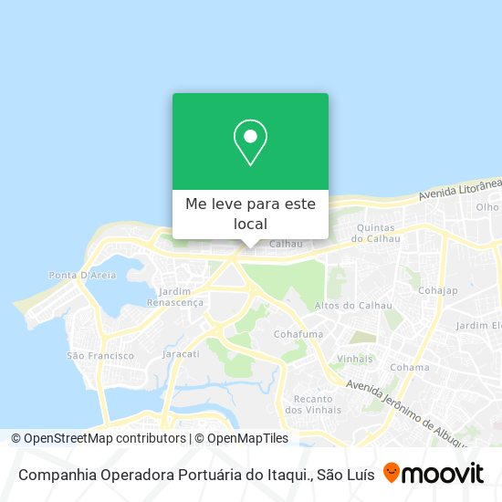 Companhia Operadora Portuária do Itaqui. mapa