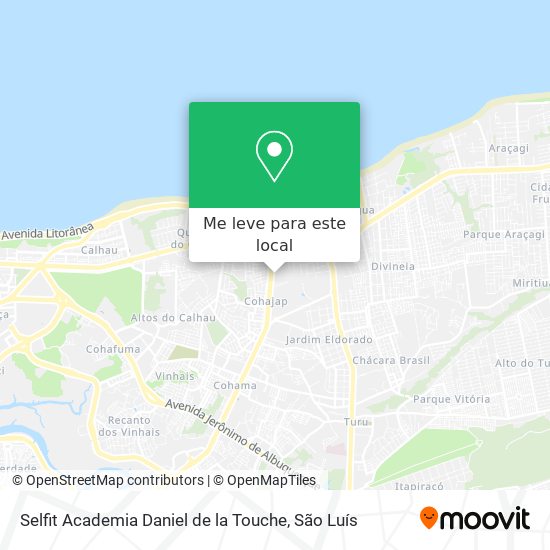 Selfit Academia Daniel de la Touche mapa