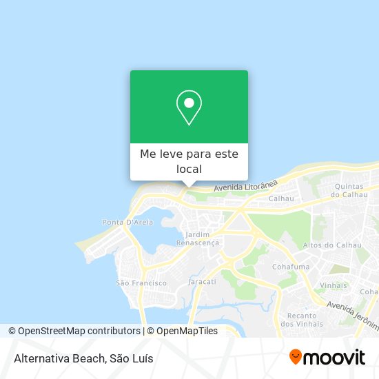 Alternativa Beach mapa