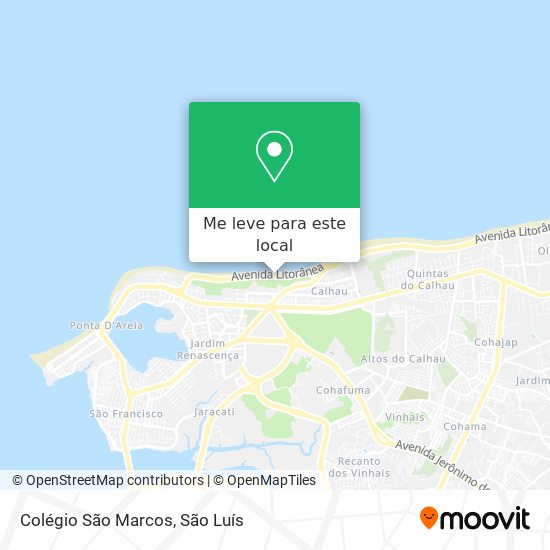 Colégio São Marcos mapa
