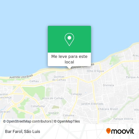 Bar Farol mapa