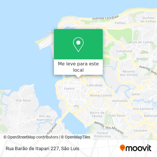 Rua Barão de Itapari 227 mapa