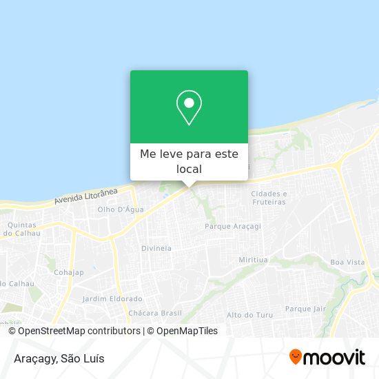 Araçagy mapa