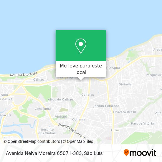 Avenida Neiva Moreira 65071-383 mapa