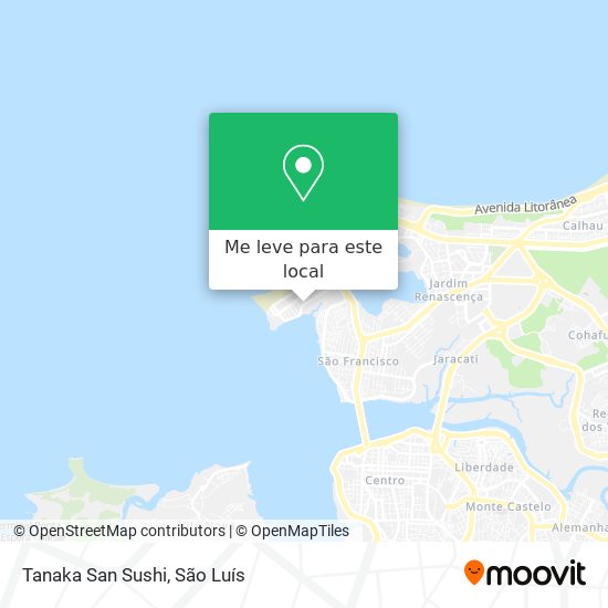 Tanaka San Sushi mapa