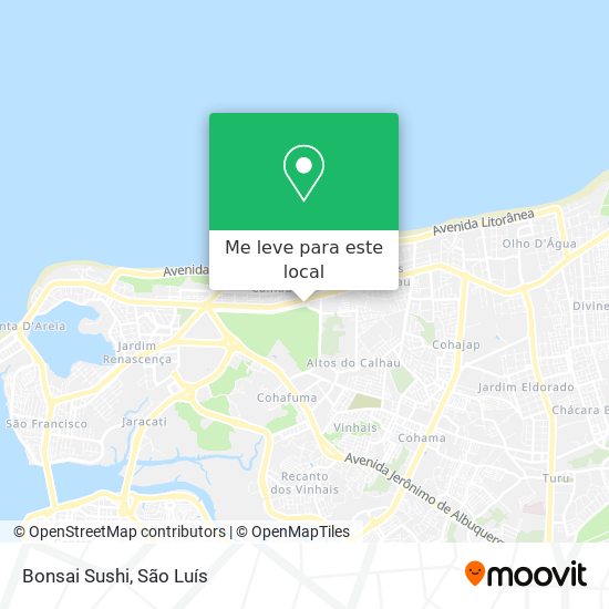 Bonsai Sushi mapa