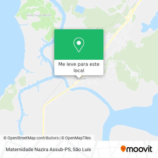 Maternidade Nazira Assub-PS mapa