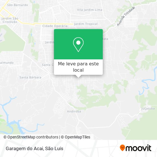 Garagem do Acai mapa
