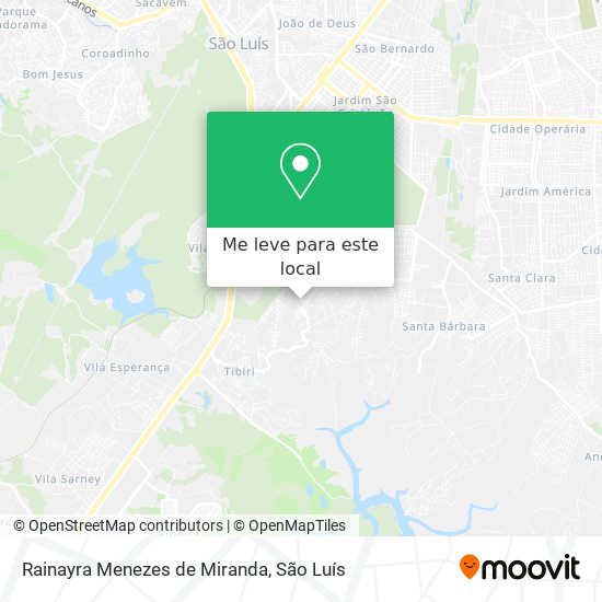 Rainayra Menezes de Miranda mapa