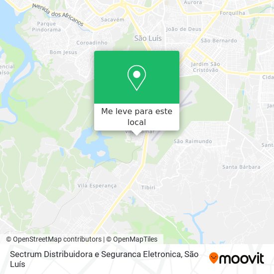 Sectrum Distribuidora e Seguranca Eletronica mapa