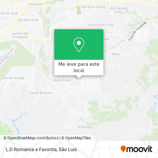 L.D Romance e Favorita mapa