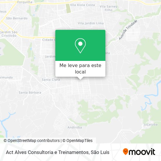 Act Alves Consultoria e Treinamentos mapa