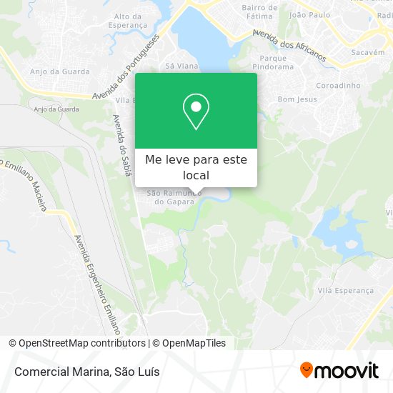 Comercial Marina mapa