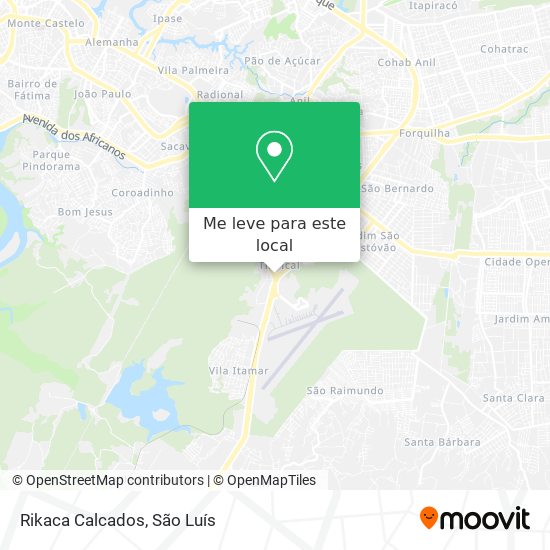 Rikaca Calcados mapa