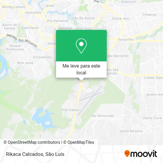 Rikaca Calcados mapa