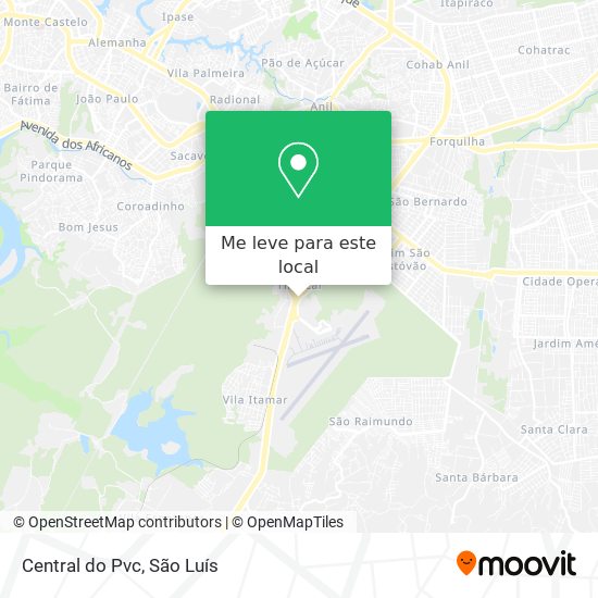 Central do Pvc mapa