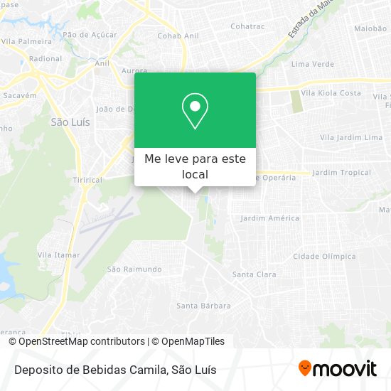 Deposito de Bebidas Camila mapa