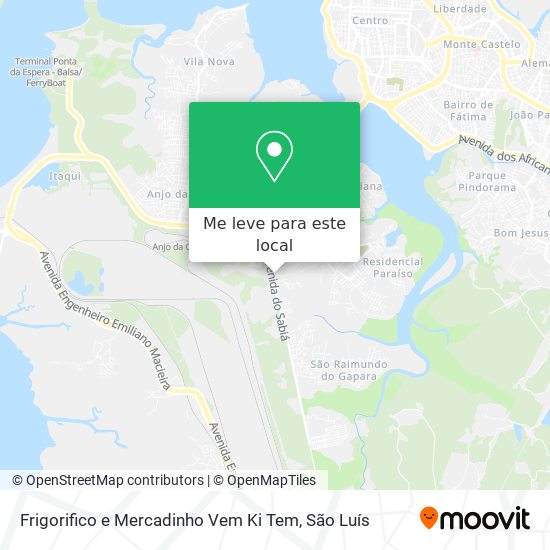 Frigorifico e Mercadinho Vem Ki Tem mapa