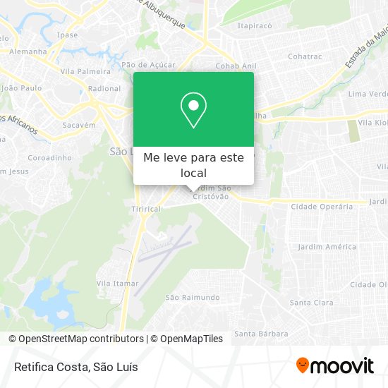 Retifica Costa mapa
