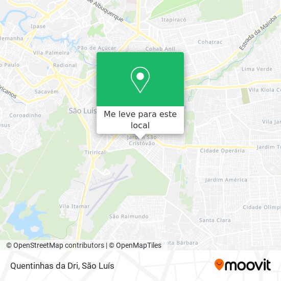 Quentinhas da Dri mapa