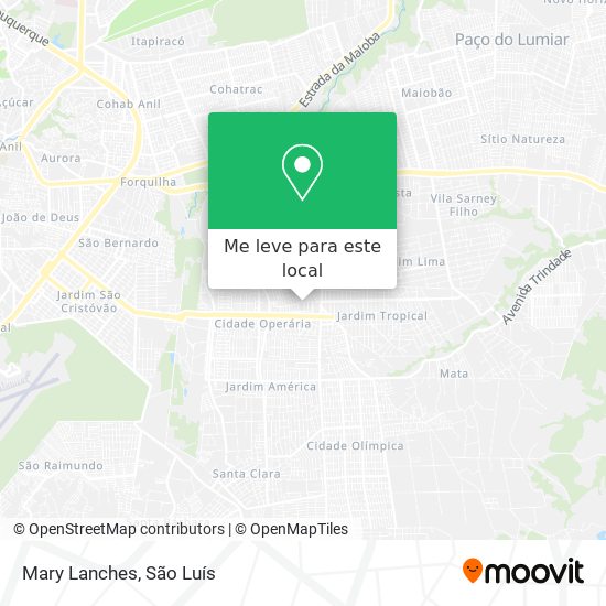 Mary Lanches mapa