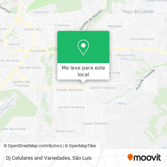 Dj Celulares and Variedades mapa