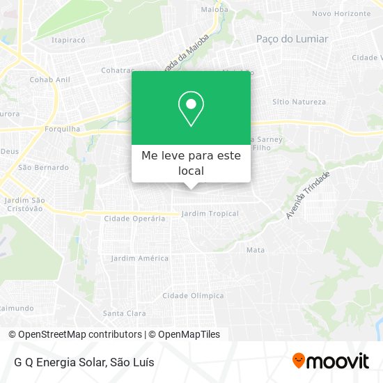 G Q Energia Solar mapa