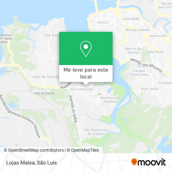 Lojas Maisa mapa