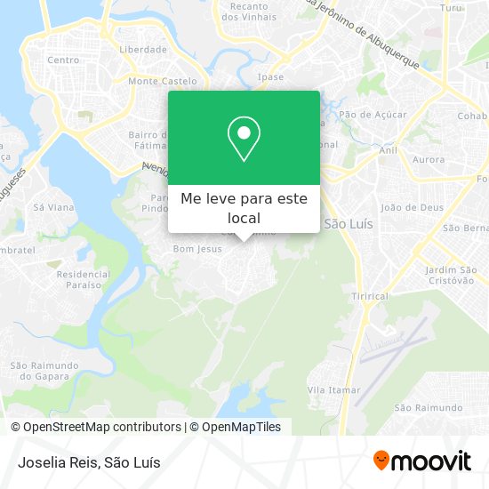 Joselia Reis mapa