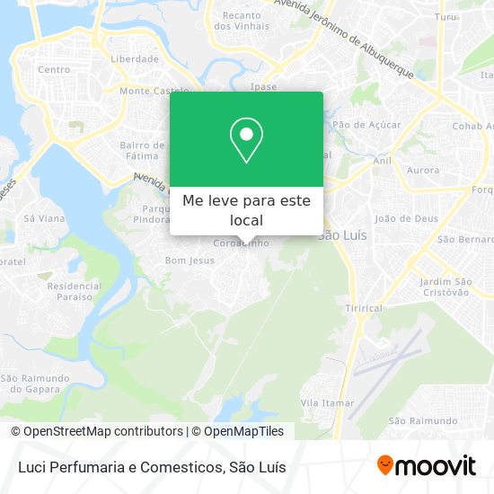 Luci Perfumaria e Comesticos mapa