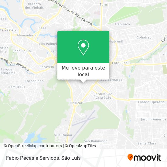 Fabio Pecas e Servicos mapa