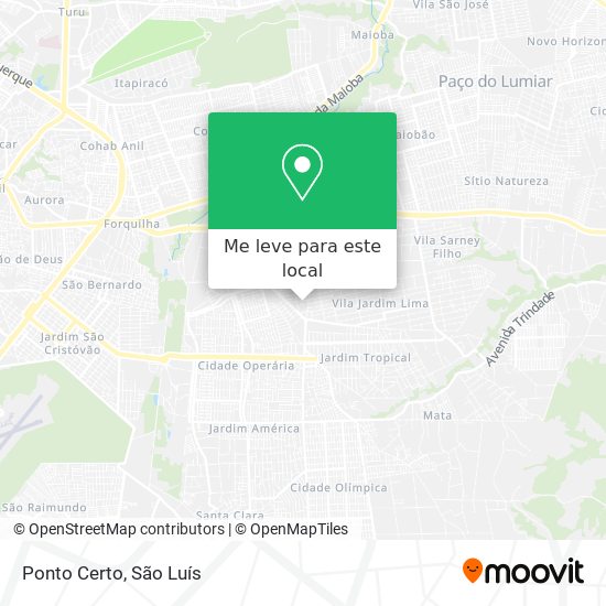 Ponto Certo mapa