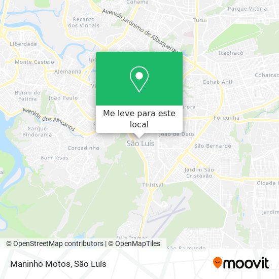 Maninho Motos mapa