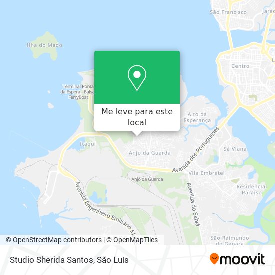 Studio Sherida Santos mapa