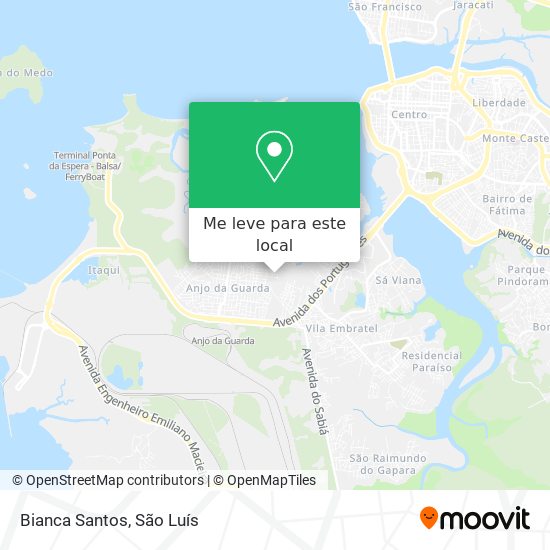 Bianca Santos mapa