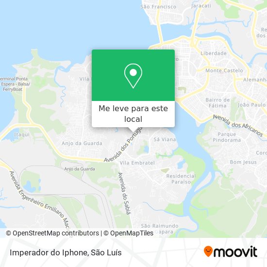 Imperador do Iphone mapa