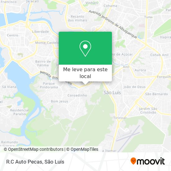 R.C Auto Pecas mapa