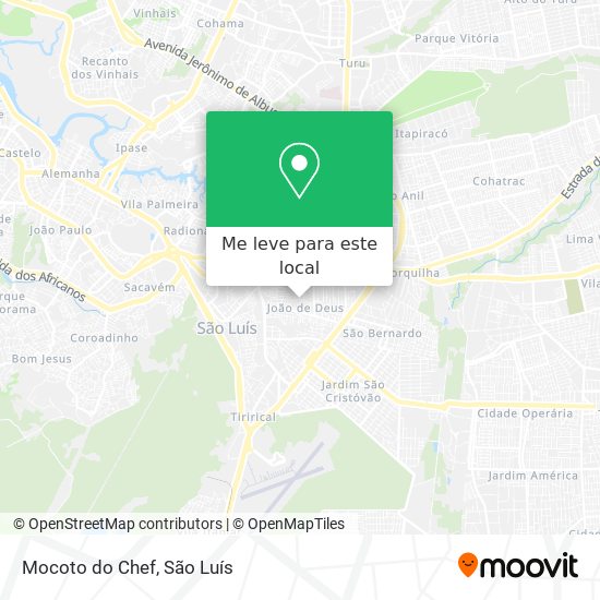 Mocoto do Chef mapa
