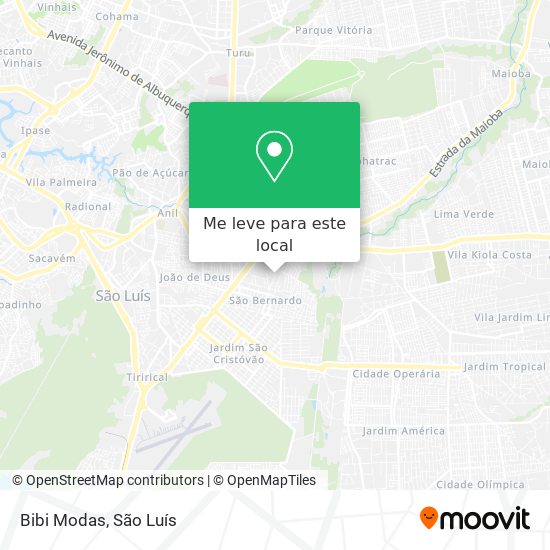 Bibi Modas mapa